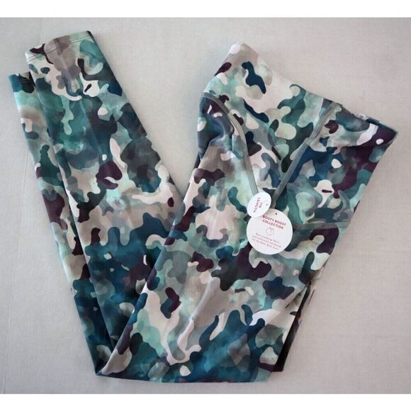 SPANX 50209R Women Sz XS Painted Camo Pink Multi Active Printed 7/8 Leggings - Picture 10 of 13